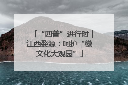 “四普”进行时｜江西婺源：呵护“徽文化大观园”