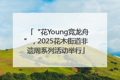 “花Young竞龙舟”，2025花木街道非遗周系列活动举行