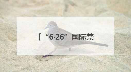 “6·26”国际禁毒日丨以匠心守初心，以文化拒“毒”行