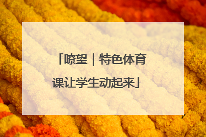 瞭望｜特色体育课让学生动起来