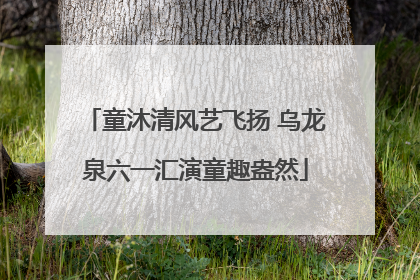 童沐清风艺飞扬 乌龙泉六一汇演童趣盎然