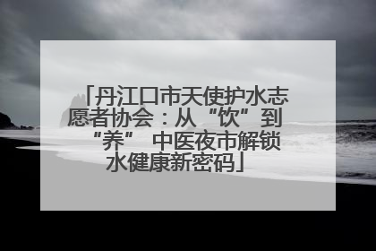 丹江口市天使护水志愿者协会：从“饮”到“养” 中医夜市解锁水健康新密码