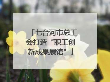 七台河市总工会打造“职工创新成果展馆”