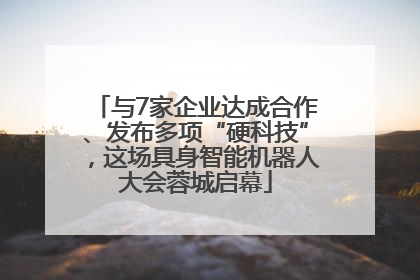 与7家企业达成合作、发布多项“硬科技”，这场具身智能机器人大会蓉城启幕