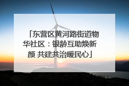 东营区黄河路街道物华社区：银龄互助焕新颜 共建共治暖民心