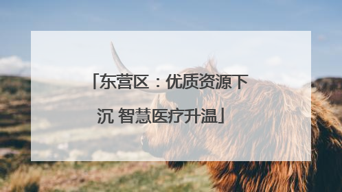 东营区：优质资源下沉 智慧医疗升温