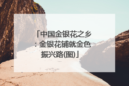 中国金银花之乡：金银花铺就金色振兴路(图)