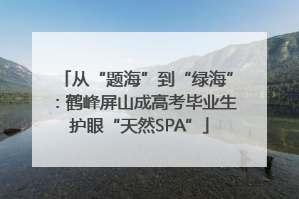 从“题海”到“绿海”：鹤峰屏山成高考毕业生护眼“天然SPA”
