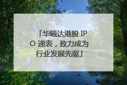华曦达港股 IPO 递表，致力成为行业发展先驱