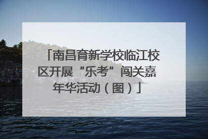 南昌育新学校临江校区开展“乐考”闯关嘉年华活动（图）