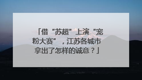 借“苏超”上演“宠粉大赛”，江苏各城市拿出了怎样的诚意？