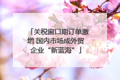 关税窗口期订单激增 国内市场成外贸企业“新蓝海”