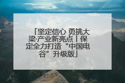 坚定信心 勇挑大梁·产业新亮点丨保定全力打造“中国电谷”升级版