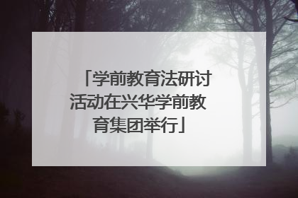 学前教育法研讨活动在兴华学前教育集团举行