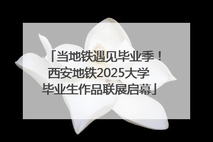 当地铁遇见毕业季！西安地铁2025大学毕业生作品联展启幕