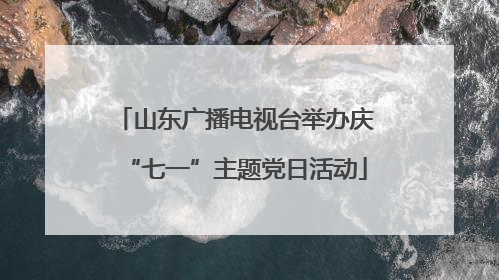 山东广播电视台举办庆“七一”主题党日活动