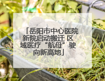 岳阳市中心医院新院启动搬迁 区域医疗“航母”驶向新高地