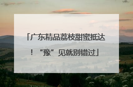 广东精品荔枝甜蜜抵达！“豫”见就别错过