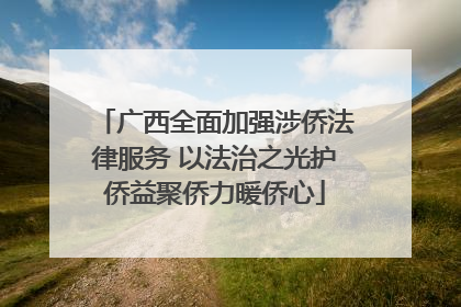 广西全面加强涉侨法律服务 以法治之光护侨益聚侨力暖侨心