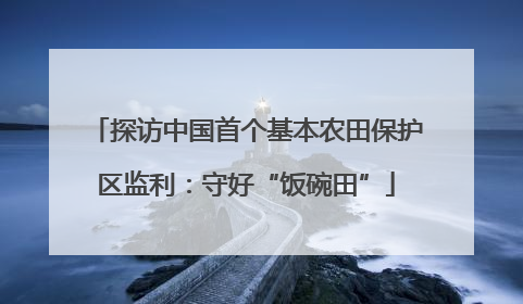 探访中国首个基本农田保护区监利：守好“饭碗田”