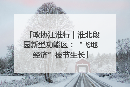 政协江淮行｜淮北段园新型功能区：“飞地经济”拔节生长