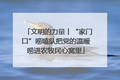 文明的力量丨“家门口”唠嗑队把党的温暖唠进农牧民心窝里