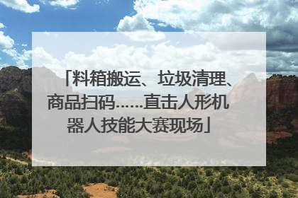 料箱搬运、垃圾清理、商品扫码……直击人形机器人技能大赛现场