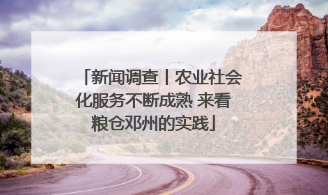 新闻调查丨农业社会化服务不断成熟 来看粮仓邓州的实践