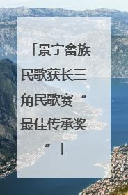 景宁畲族民歌获长三角民歌赛“最佳传承奖”