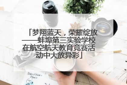 梦翔蓝天，荣耀绽放——蚌埠第三实验学校在航空航天教育竞赛活动中大放异彩