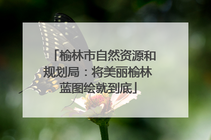 榆林市自然资源和规划局：将美丽榆林蓝图绘就到底