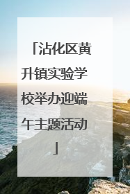 沾化区黄升镇实验学校举办迎端午主题活动
