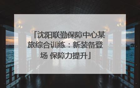 沈阳联勤保障中心某旅综合训练：新装备登场 保障力提升