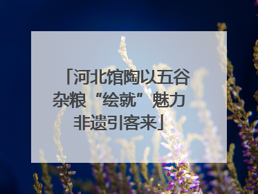河北馆陶以五谷杂粮“绘就”魅力非遗引客来