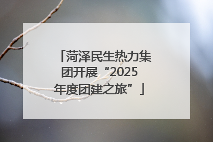 菏泽民生热力集团开展“2025年度团建之旅”