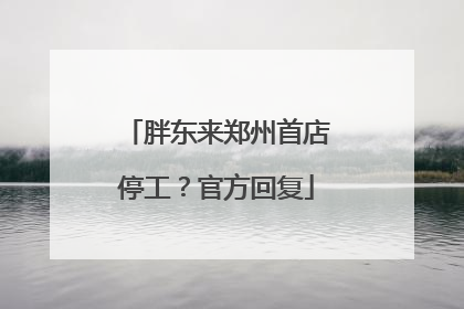 胖东来郑州首店停工？官方回复