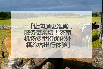 让沟通更准确，服务更亲切！济南机场多举措优化外籍旅客出行体验