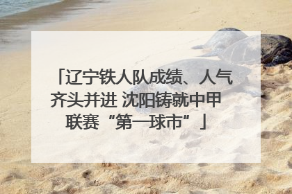辽宁铁人队成绩、人气齐头并进 沈阳铸就中甲联赛“第一球市”
