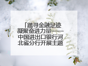 踏寻金融足迹 凝聚奋进力量——中国进出口银行河北省分行开展主题党日活动