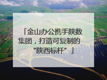 金山办公携手陕数集团，打造可复制的“陕西标杆”