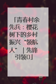 青春村余先兵：樱花树下的乡村振兴“领航人”｜先锋引领⑪
