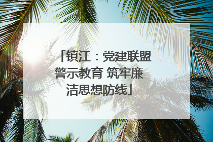 镇江：党建联盟警示教育 筑牢廉洁思想防线