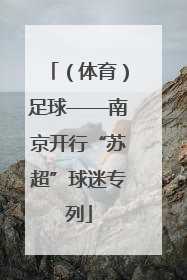 （体育）足球——南京开行“苏超”球迷专列