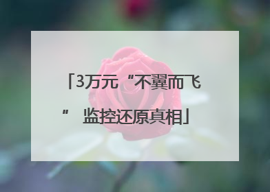 3万元“不翼而飞” 监控还原真相