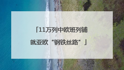 11万列中欧班列铺就亚欧“钢铁丝路”