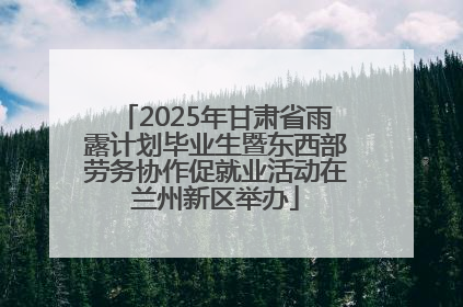 2025年甘肃省雨露计划毕业生暨东西部劳务协作促就业活动在兰州新区举办