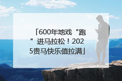 600年地戏“跑”进马拉松！2025贵马快乐值拉满