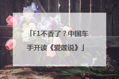 F1不香了？中国车手开读《爱莲说》